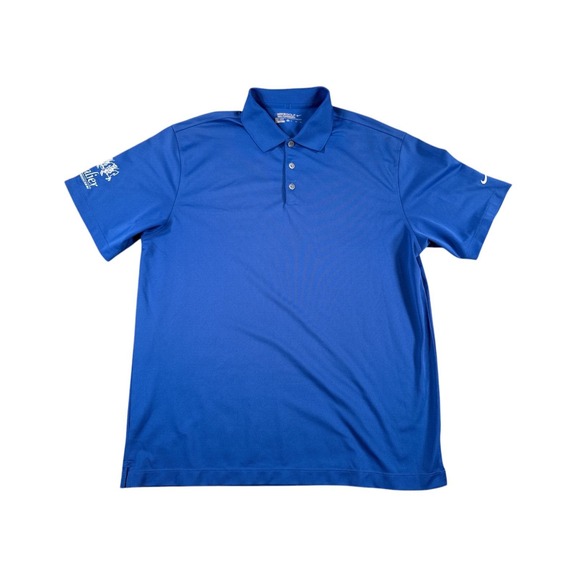 Nike Other - Nike Golf Polo Shirt Mens‎ XL Blue Tour Performance Short Sleeve Active Dri Fit